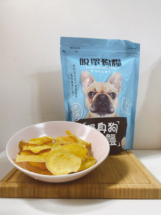 台灣產品 豬野家 脫單狗糧(120g) (原味地瓜薯片)