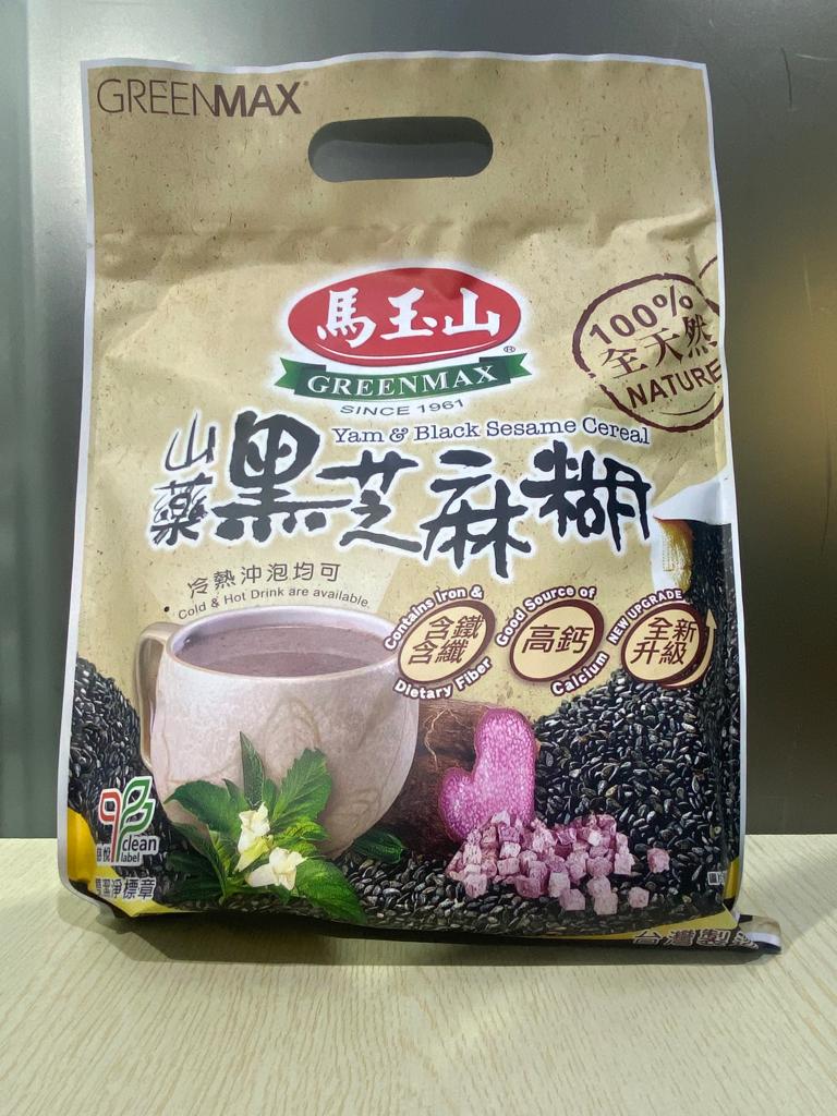 台灣產品 馬玉山 山藥黑芝麻糊 12包裝